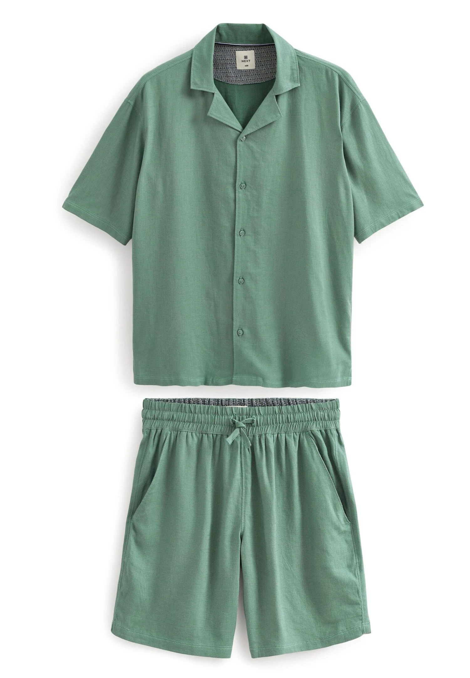 Next Lightweight Set - Pyjama - Green - Afbeelding 6
