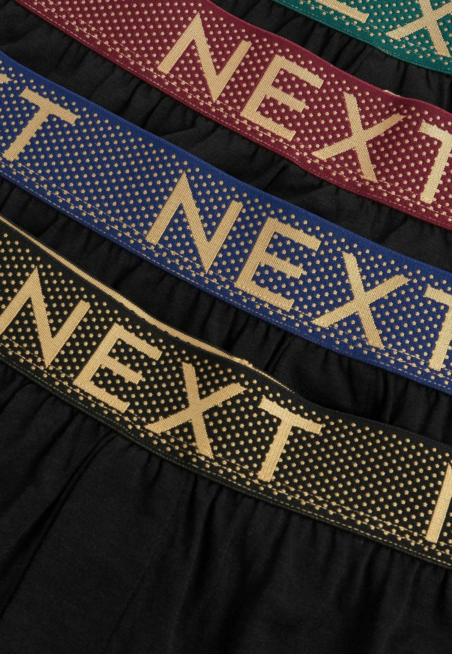 Next Signature4 Pack Standard - Boxershort - Signature Black Metallic Spot Waistband - Afbeelding 9