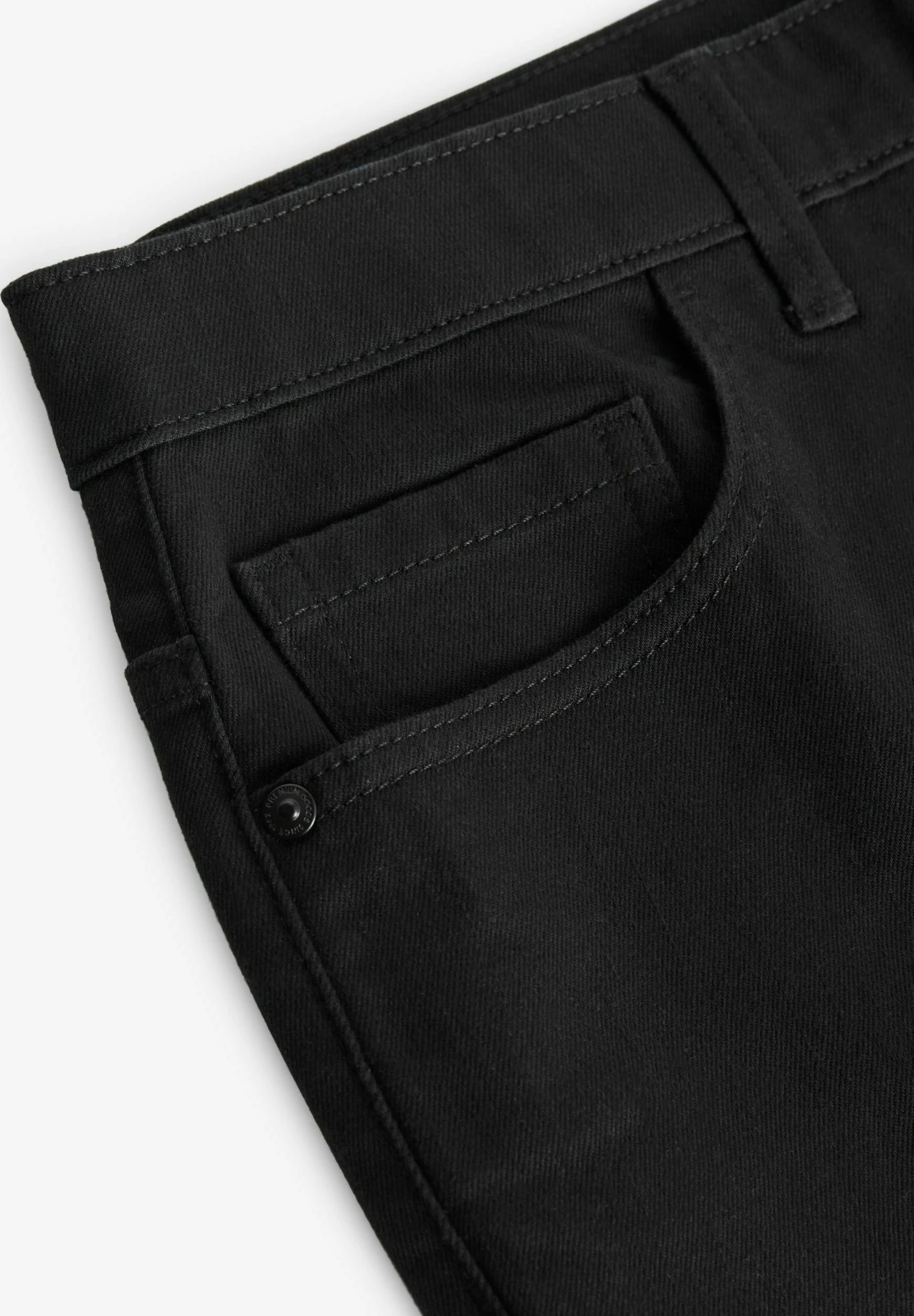 Next Stretch Straight Fit - Jeansshort - Black - Afbeelding 6