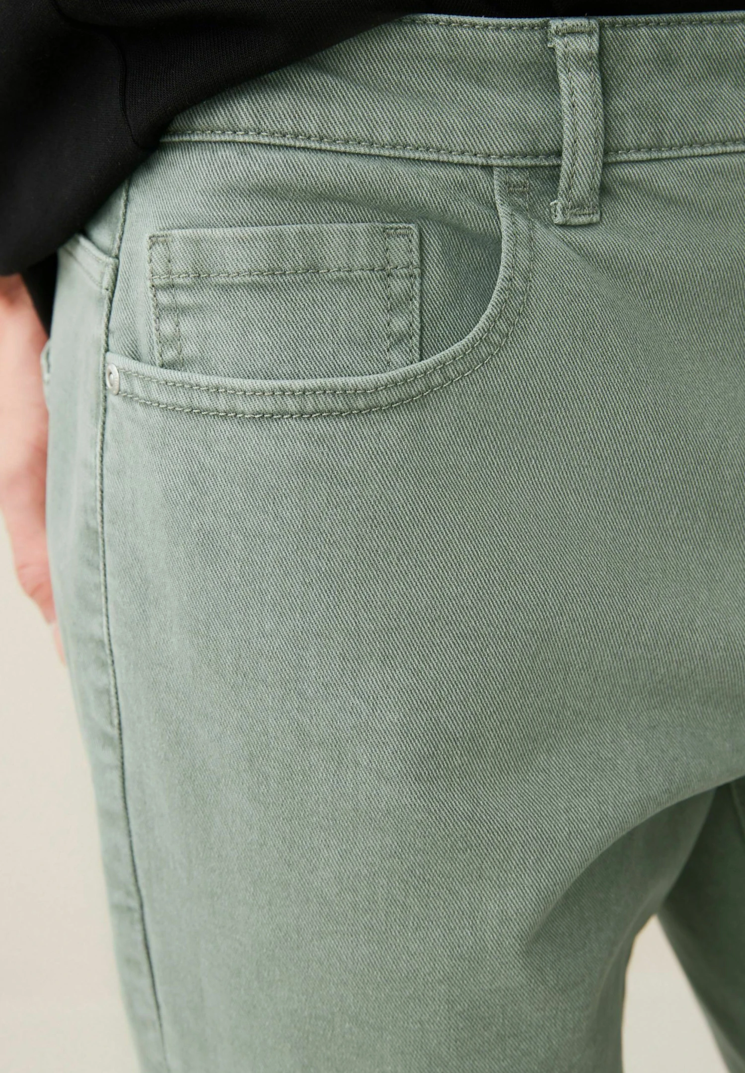 Next Stretch Standard - Jeansshort - Sage Green - Afbeelding 3