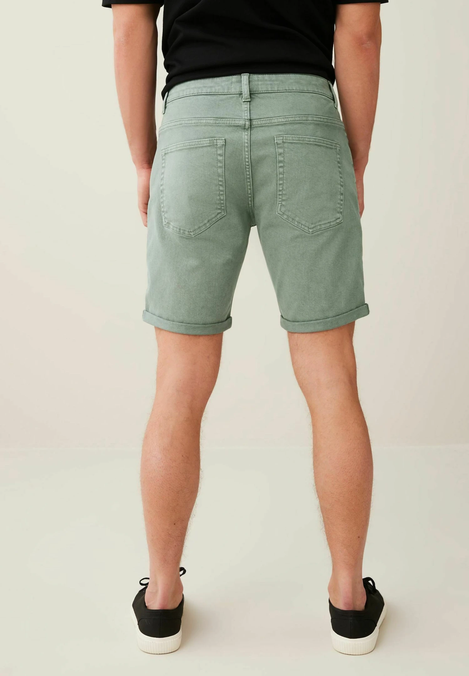 Next Stretch Standard - Jeansshort - Sage Green - Afbeelding 2