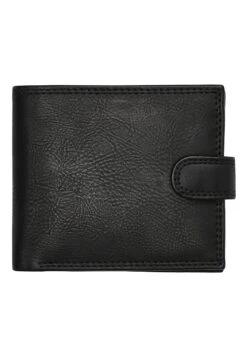 Next Black Pu Popper Front Wallet - Portemonnee - Black