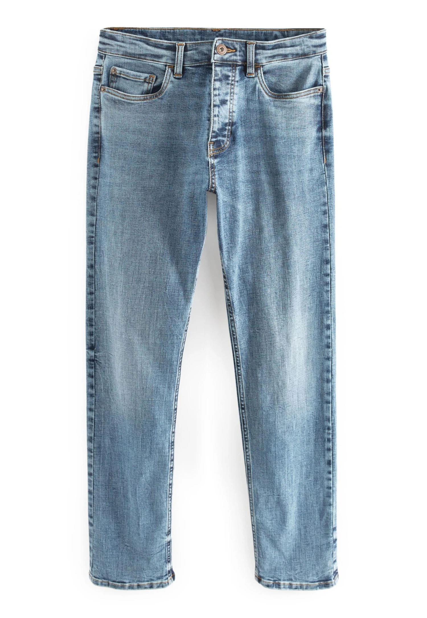 Next Motion Flex Soft Touch - Straight Leg Jeans - Mid Blue - Afbeelding 5