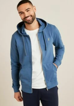 Next Lightweight - Sweater Met Rits - Blue