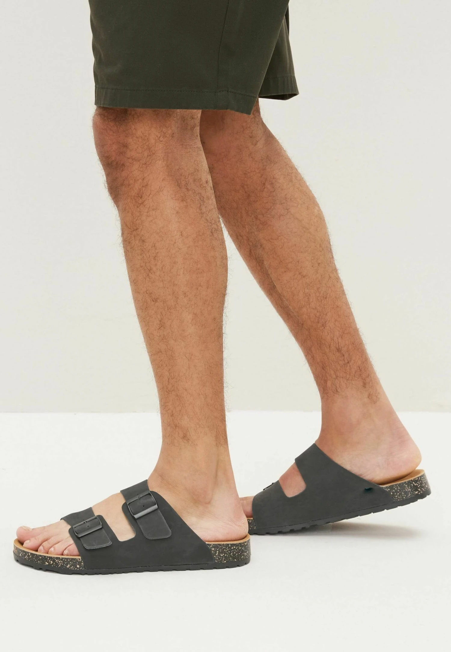 Next Double Strap Standard - Muiltjes - Black