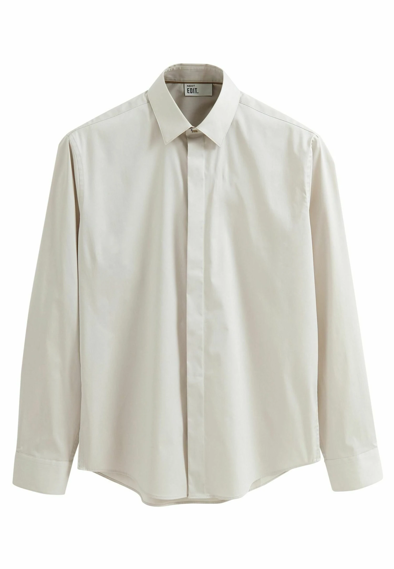 Next Edit Stretch Single Cuff - Overhemd - Neutral Brown