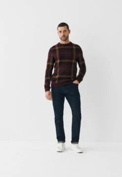 Next Check Crew Standard - Trui - Red