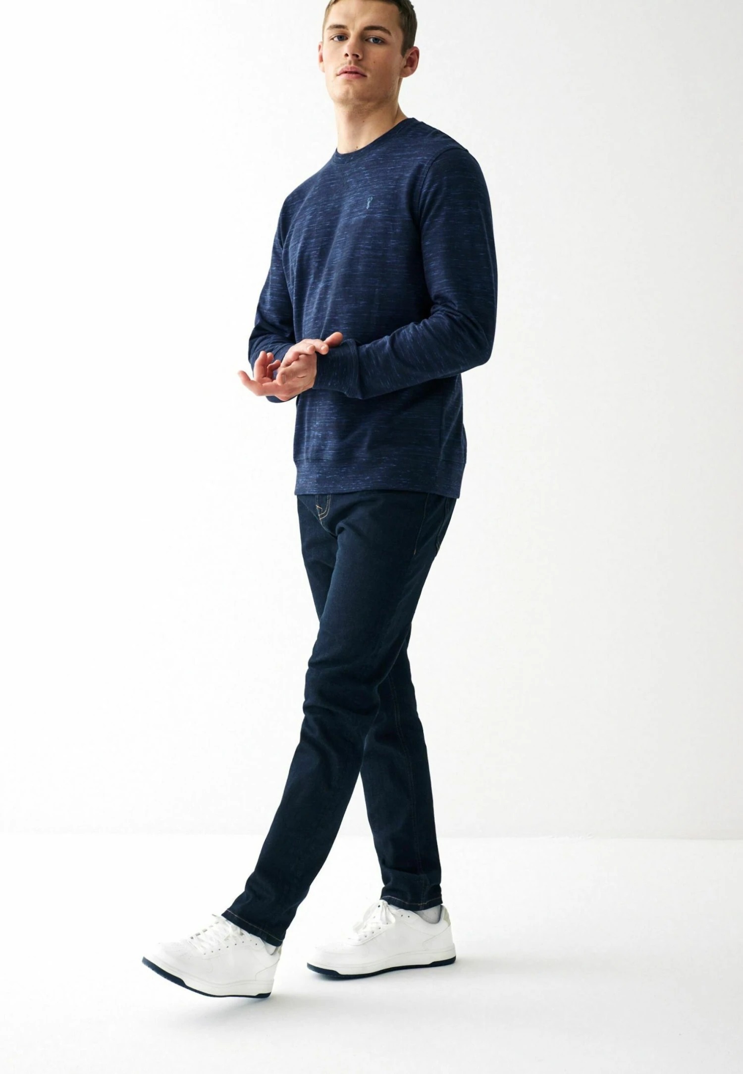 Next Stag Crew Standard - Sweater - Navy Blue