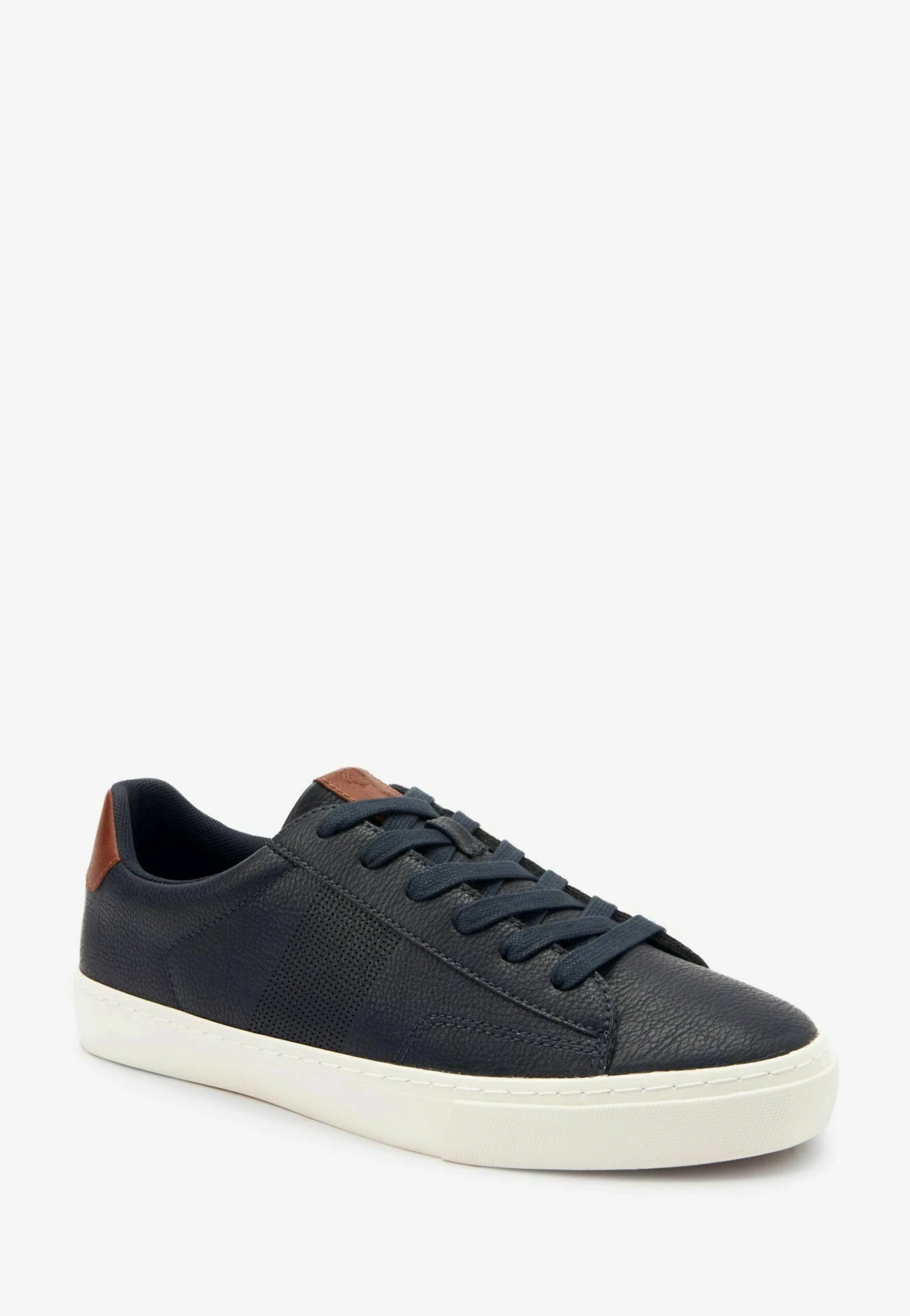Next Perforated Side- Sneakers Laag - Navy Blue - Afbeelding 3