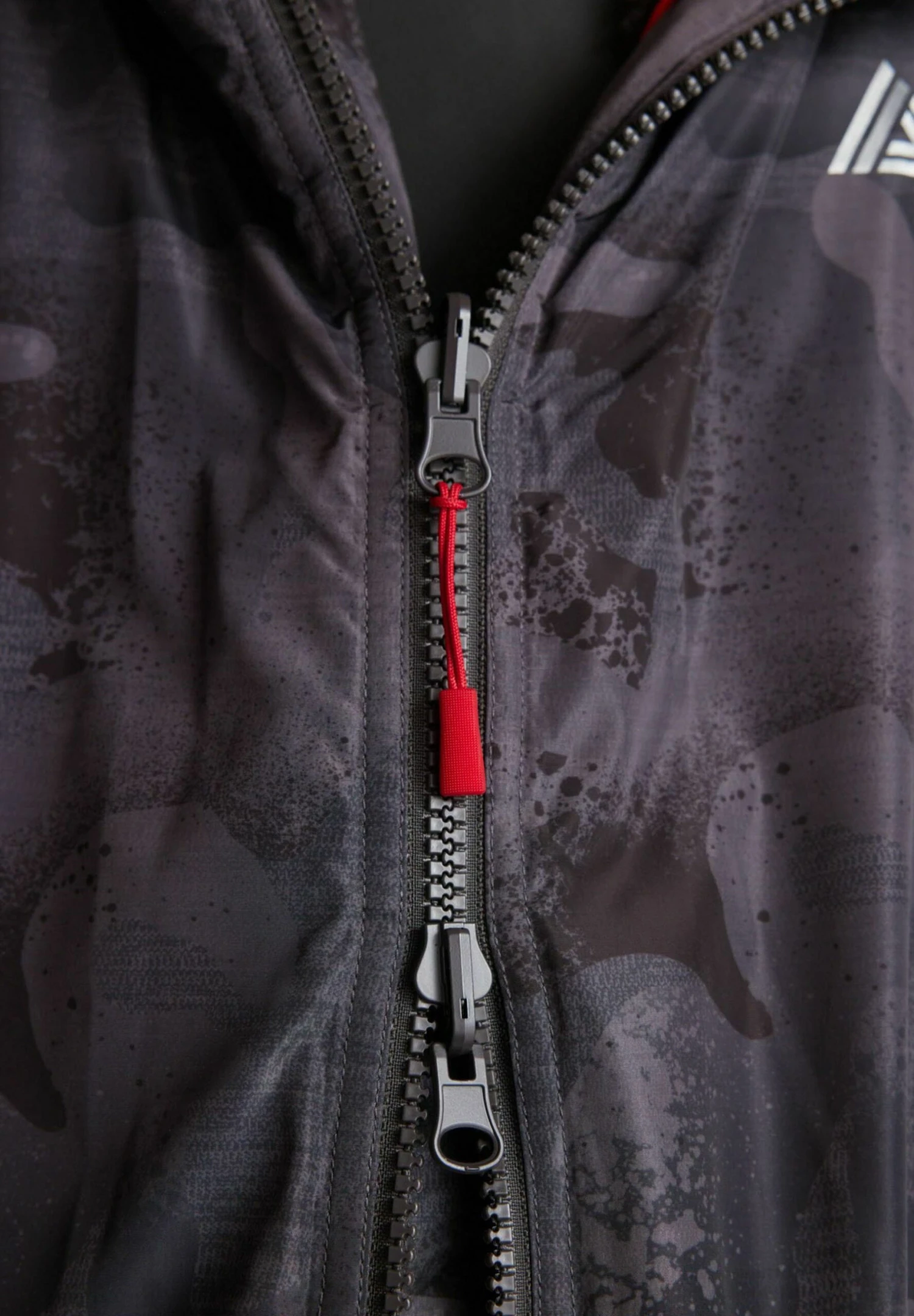 Next Swim Changing- Winterjas - Grey Camo Print - Afbeelding 4