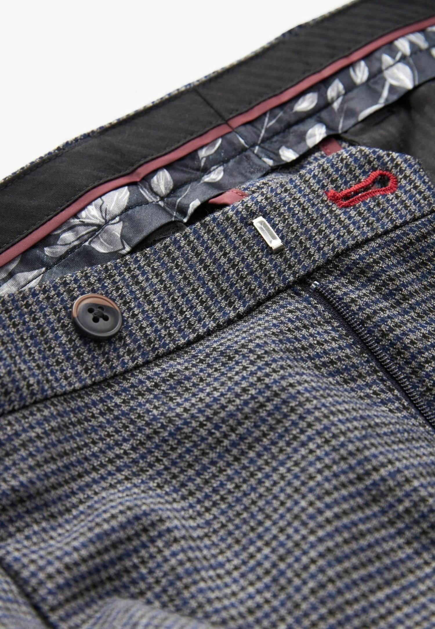 Next Check Heritage- Broek - Navy Blue Puppytooth - Afbeelding 5