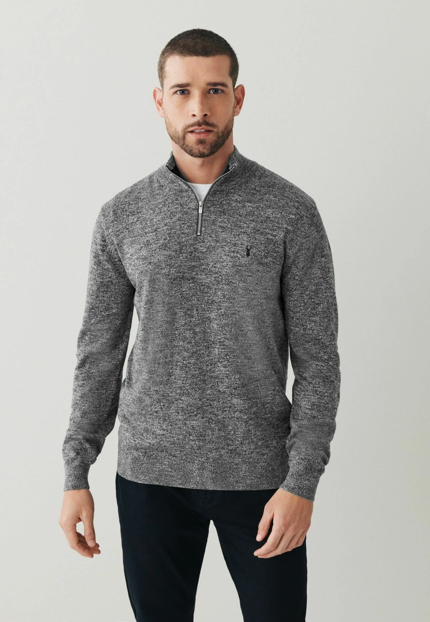 Next Rich - Trui - Charcoal Grey No Stag