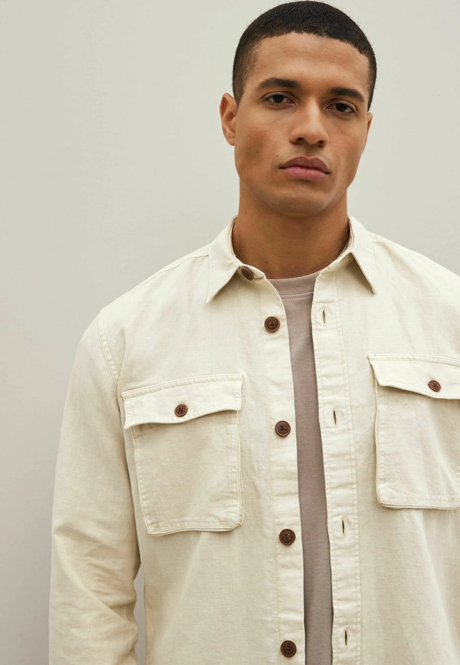 Next Standard - Lichte Jas - Ecru White - Afbeelding 3