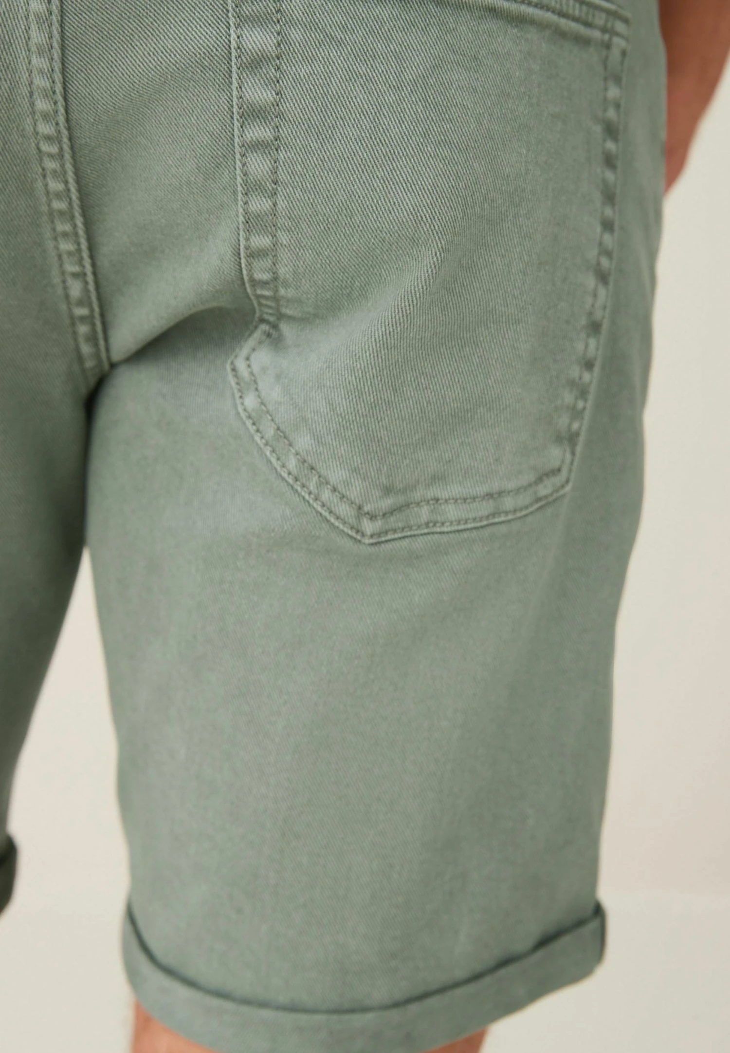Next Stretch Standard - Jeansshort - Sage Green - Afbeelding 4