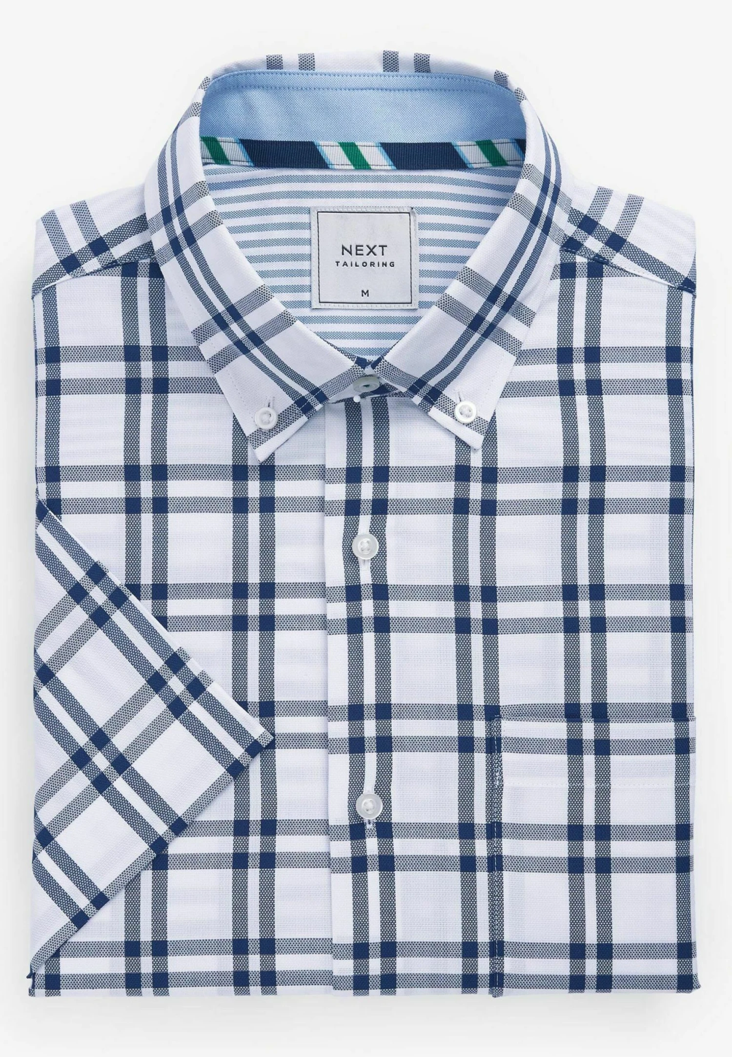 Next Royal Oxford Trimmed Standard - Overhemd - Blue Navy/White - Afbeelding 4