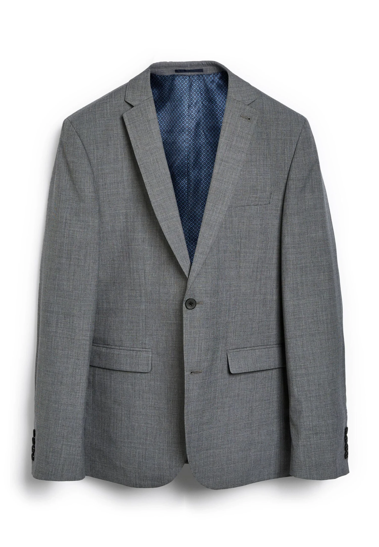 Next Mix Textured Tailored Fit - Colbert - Light Grey - Afbeelding 4
