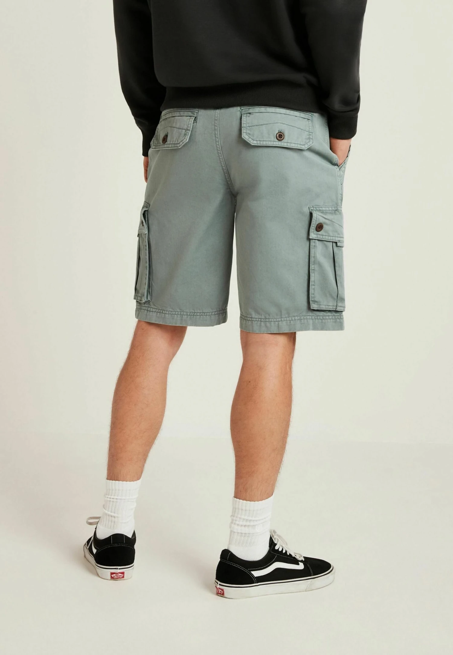 Next Premium Laundered Cargo Standard - Jeansshort - Blue - Afbeelding 3