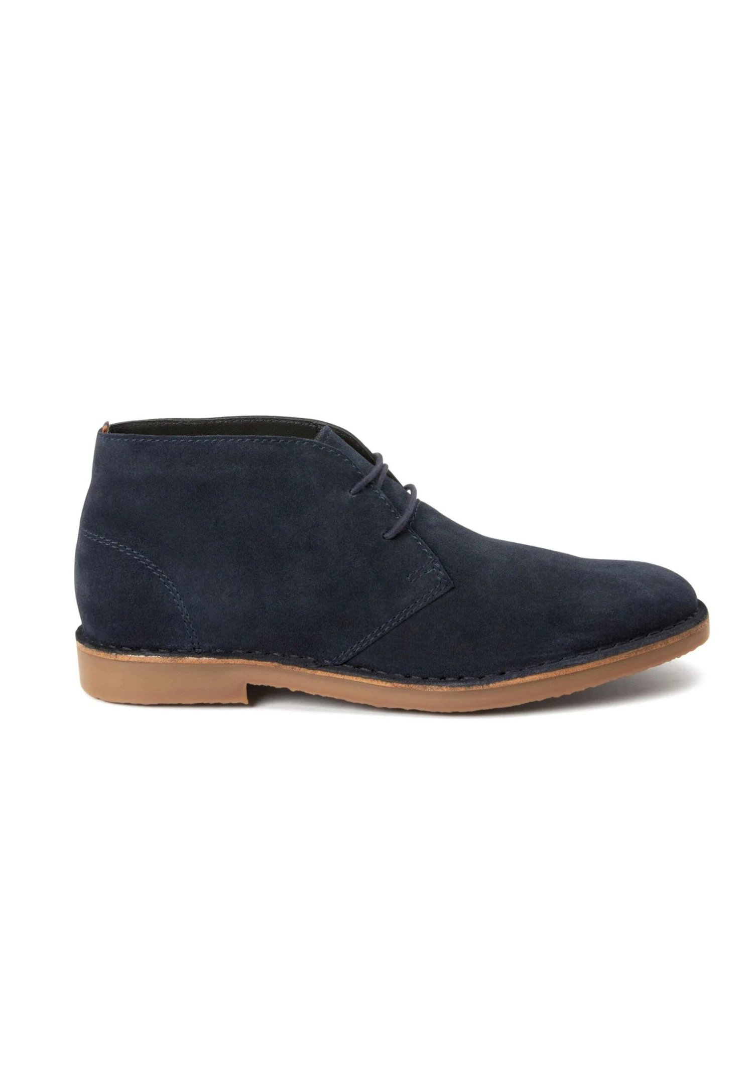 Next Desert- Sportieve Veterschoenen - Navy Blue Suede