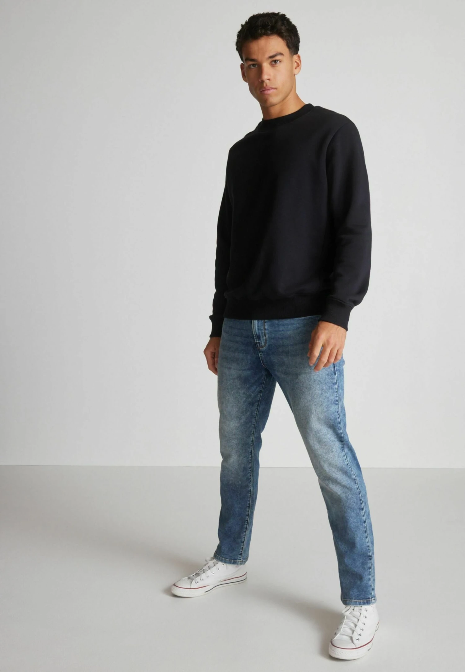 Next Ultimate Comfort Super Stretch - Straight Leg Jeans - Washed Blue - Afbeelding 2