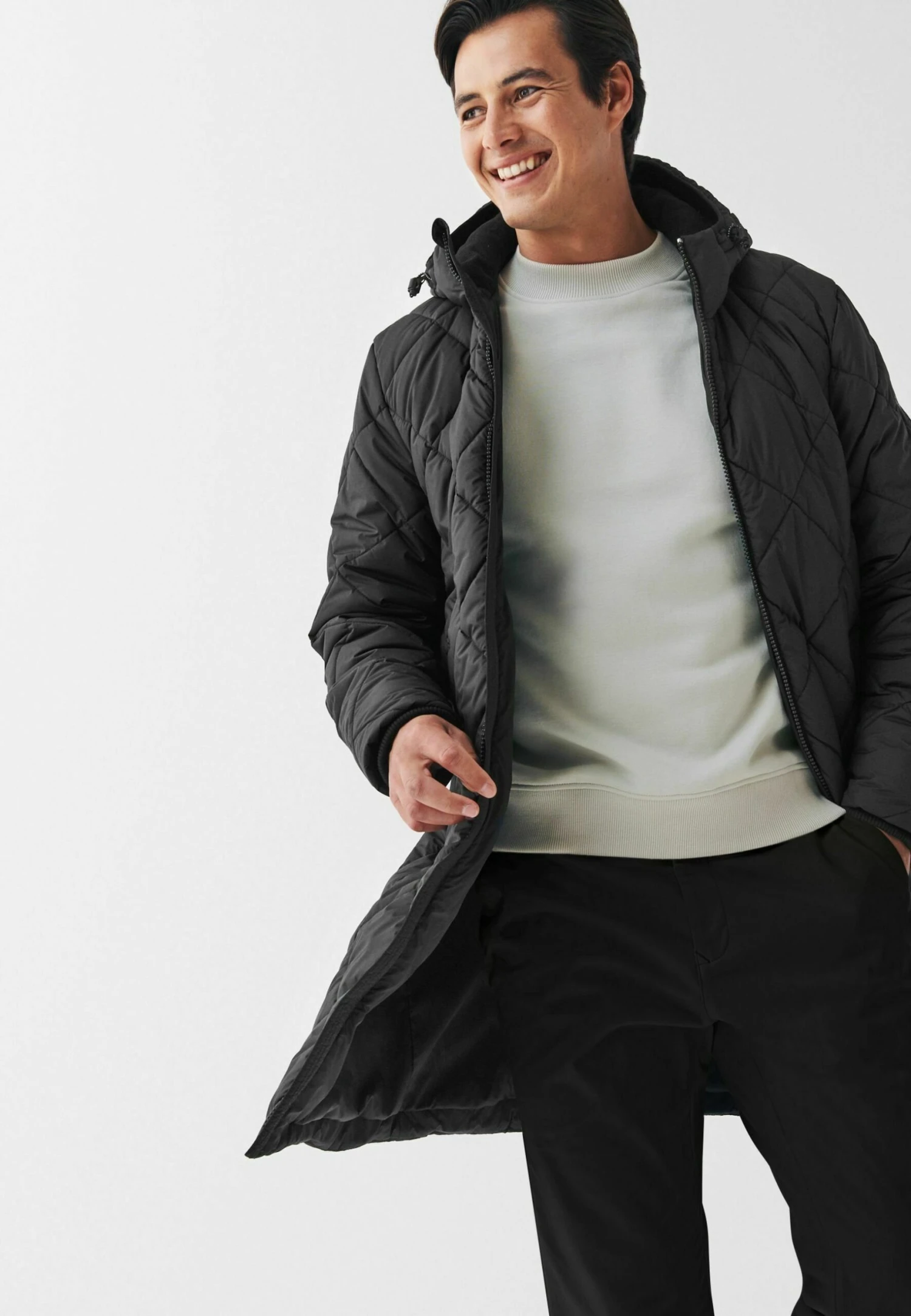 Next Shower Resistant DiamondStandard - Winterjas - Black - Afbeelding 3