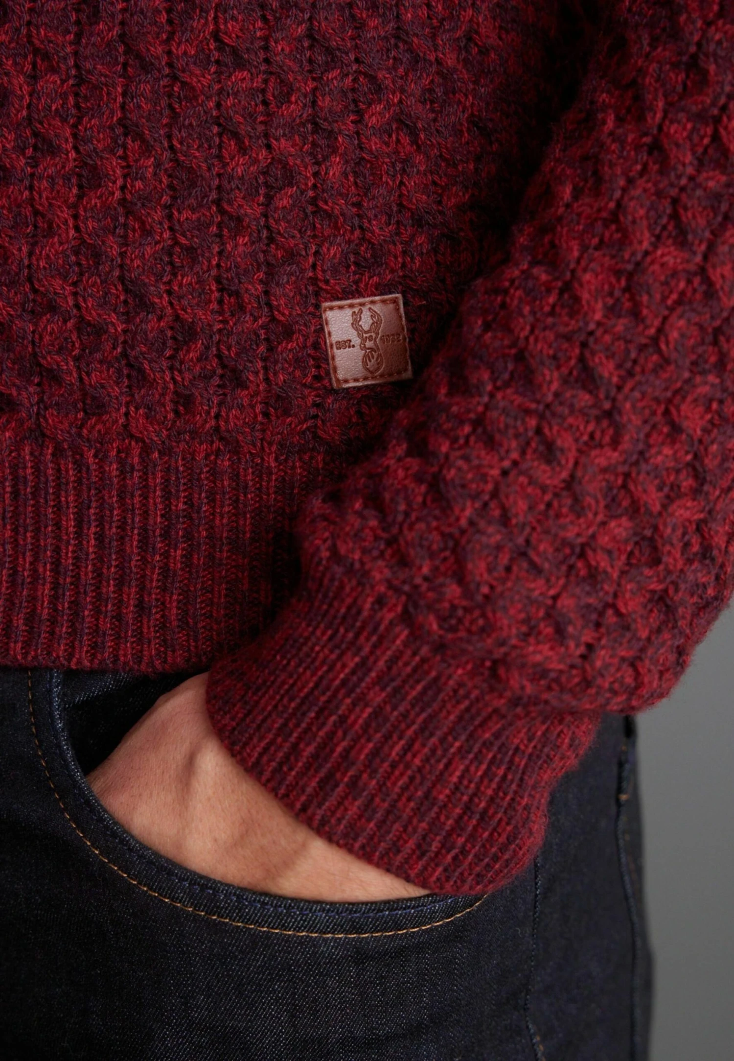 Next Helix Crew Neck - Trui - Red - Afbeelding 2