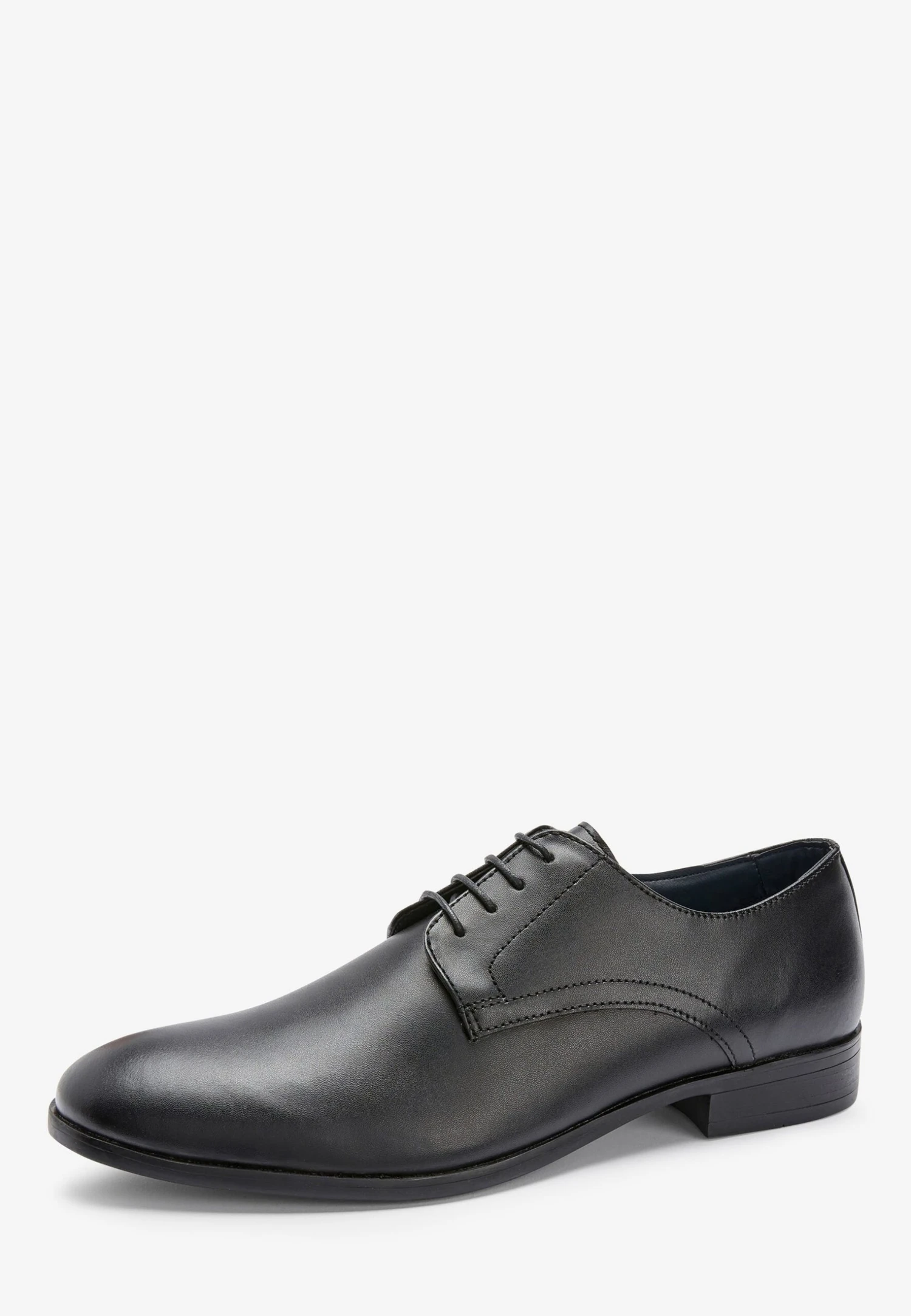 Next Tan Round Toe Derby Shoes - Veterschoenen - Black - Afbeelding 3